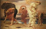 Lord Frederic Leighton The Syracusan Bride leading Wild Animals in Procession to the Temple of Diana oil painting